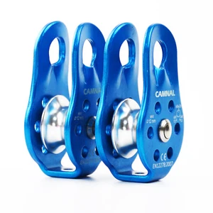 Lots(2pc) Single Pulley for Block and Tackle Heavy Lifting Pulling System 26KN - Picture 1 of 8