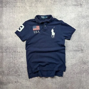 VINTAGE POLO RALPH LAUREN 3 USA POLO SHIRT SIZE S - Picture 1 of 13
