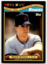 1991 TOPPS TOYS'R'US ROOKIES TRAVIS FRYMAN DETROIT TIGERS #8
