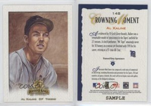 2002 Donruss Diamond Kings Sample Gold Al Kaline #148 HOF