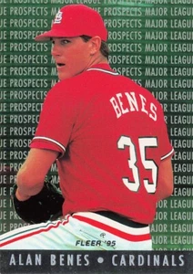 Tarjeta de béisbol Fleer 1994 de Alan Benes Prospects #3 - Imagen 1 de 2
