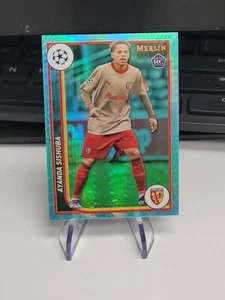 2023-24 Topps Merlin #136 Ayanda Sishuba Rookie Aqua Prism Refractor - Picture 1 of 2
