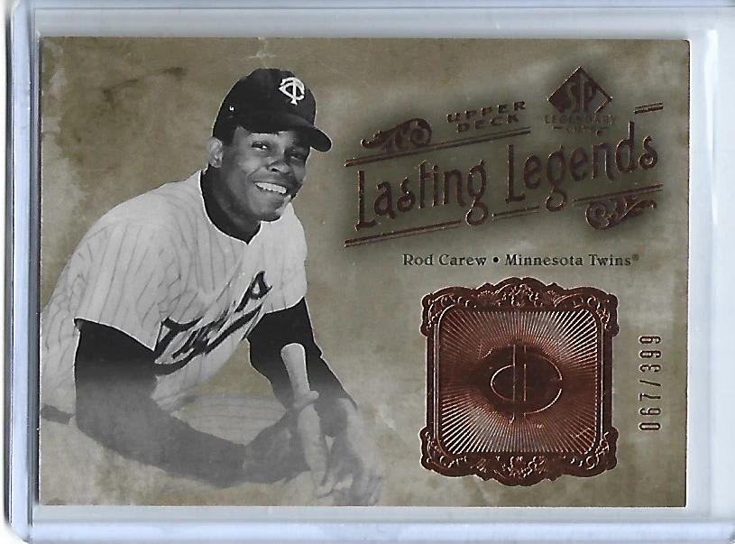 Rod Carew-Minnesota Twins-2005 SP Legendary Cuts Lasting Legends #LL-RC (67/399) Foto 1 de 2