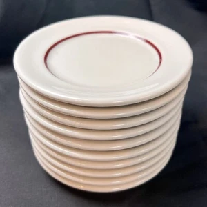 10 Vintage Matching Shenango China Anchor Hocking Restaurant Ware Tasting Plates - Picture 1 of 8