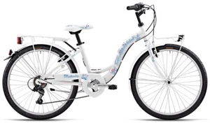 Bottecchia Bicicletta Bambina 24” City Bike 6s Bianco - Bild 1 von 1