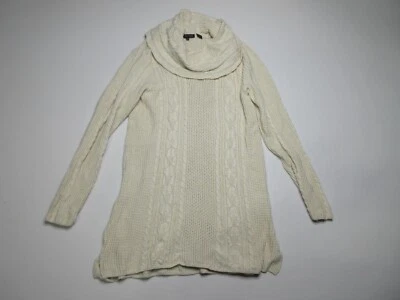 Suéter Jeanne Pierre Cuello Capucha Mujer Manga Larga Talla M Marfil Foto 1 de 4