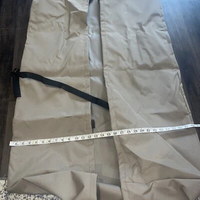 Capa cáqui para móveis externos Pottery Barn universal espreguiçadeira única pátio - Imagem 1 de 4