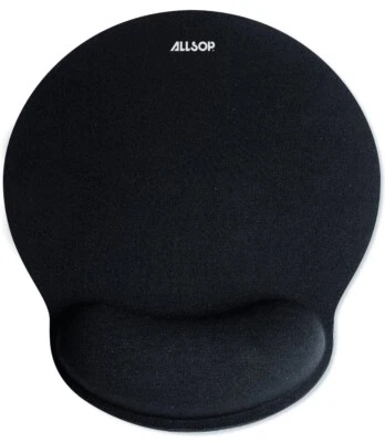 🔥New🔥Allsop Mousepad Comfort Foam Wrist Rest Memory Foam Black  - Image 1 of 3