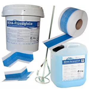 BEHA Flüssigfolie, Grundierung, Abichtband, Dichtecken, Dichtmanschetten, Quirl - Bild 1 von 13