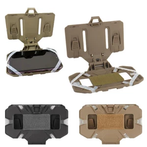 Support Téléphone Tactique Extérieur pour Gilet Porte Plaque Planche de Navigation Pliable - Photo 1 sur 13