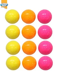 12 PACK GOODBOY GLOW IN THE DARK SQUEAKY BOUNCY BALL DOG PUPPY TOY THROW FETCH - Picture 1 of 6