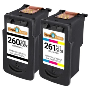 PG-260XL CL-261XL for Canon Ink Cartridges PIXMA TS5320 TR7020 - Picture 1 of 7