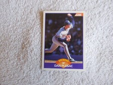 Score MLB 1989 "DAN PLESAC" #320 Milwaukee Brewers Trading Card n32