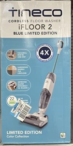 Tineco iFLOOR 2 Blue Cordless Floor Washer Wet Dry Vacuum Cleaner Limited Ed. - Picture 1 of 5