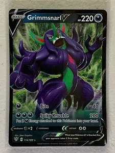 Grimmsnarl V 114/189 Darkness Ablaze Holo Ultra Rare Unit #5 - Foto 1 di 2