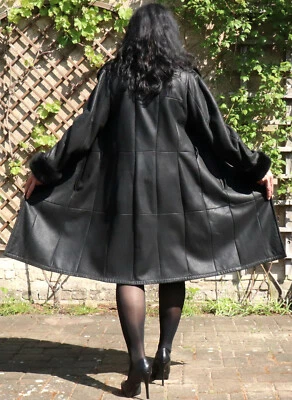 Fur Coat Christ Sheepskin Velvet Mink Fur Coat Leather Curly Lamb Light Black - Image 1 of 4