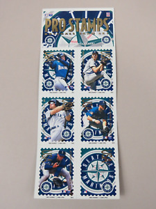 Pro Stamps MLB Seattle Mariners Baseball Team Stamps Collectable 1996
