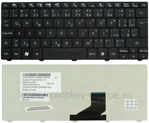 Czech Slovak keyboard Acer 751 Gateway 751 EC14 LT31 1410 1420 1551 /G25-CZ - Afbeelding 1 van 1