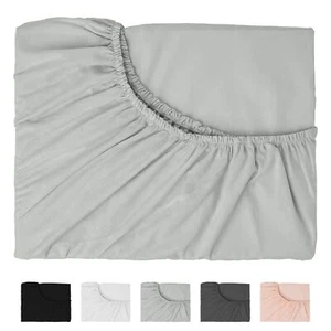 100% Microfiber King Size Fitted Sheet Only 78x80 inches Hotel Quality Deep P... - Picture 1 of 6