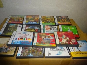 Nintendo DS Lot 15 Japanese Game Soft Set w/ Case Yu-gi-oh Final Fantasy DQ - Picture 1 of 4