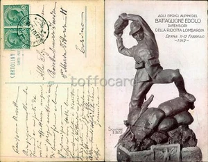 ALPINI-BATTAGLIONE EDOLO-GUERRA ITALO TURCA DERNA 1912-C73-83 - Imagen 1 de 1