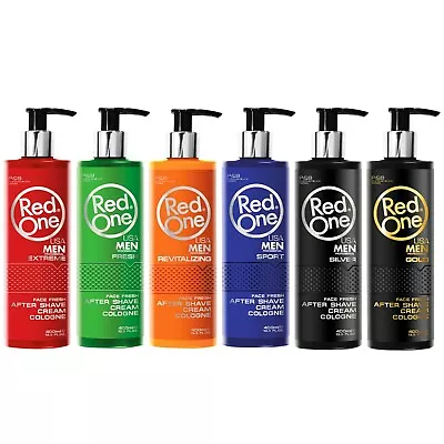 Red One Aftershave Cream Cologne Series / Lotion 400ml - Variety to choose from