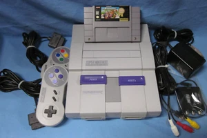 Sistema SNES Super Nintendo con Juego MarioKart, 2 mandos - Imagen 1 de 17