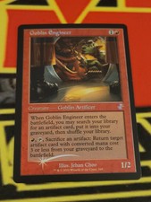 Foil Goblin Engineer TIME SPIRAL REMASTERED Magic the Gathering MTG Timeshifted