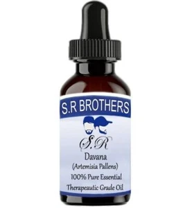 S.R Brothers Davana 100% Pure & Natural Artemisia Pallens Essential Oil - Picture 1 of 30