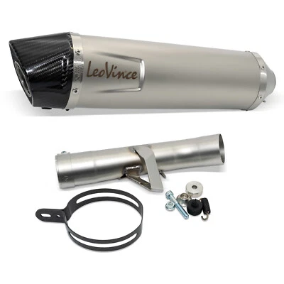 Silencieux arrière d'échappement LeoVince SLIP-ON SBK LV ONE EVO acier inox - Photo 1/4