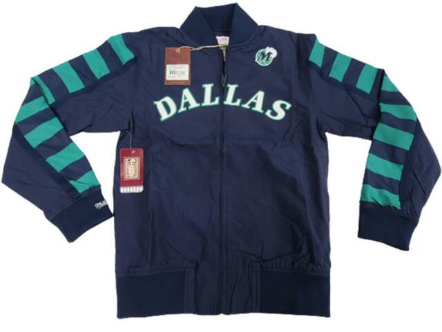 Dallas Mavericks Mitchell & Ness 2022-23 City Edition Lightweight Satin Jacket S / Rush Blue / Green