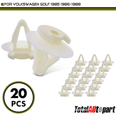 20x Panel de ajuste tipo empuje clip de retención tipo empuje para Volkswagen Golf 9,5 mm nailon Foto 1 de 4