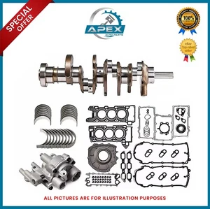 LAND ROVER VELAR JAGUAR 306PS ALLOY STEEL CRANKSHAFT WITH REBUILD KIT 3.0 PETROL - Picture 1 of 4