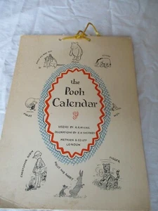 A A Milne / the Pooh Calendar 1st Edition 1930 - Bild 1 von 17