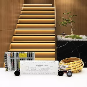 Intelligent Motion Sensor LED Stair Lighting Kit KMG 3233 40 Inch 100 cm - Picture 1 of 7