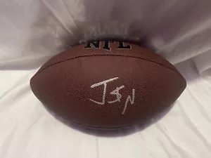 Seattle Seahawks JAXON SMITH-NJIGBA firmato NFL Football JSA - Foto 1 di 2