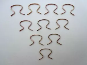 Chevy GM Door, Window, Lock, Vent Crank Handle Clip Set 10pcs (Auveco 2288) - Foto 1 di 1
