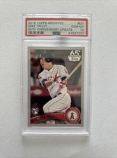 MIKE TROUT 2016 TOPPS ARCHIVES OF US175 RC 2011 TOPPS UPDATE PSA 10 POP 4