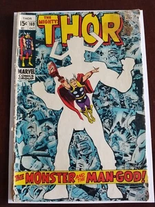 THOR#169 - MARVEL SILVER AGE KEY - GALACTUS ORIGIN - KIRBY LEE CLASSIC - Picture 1 of 13