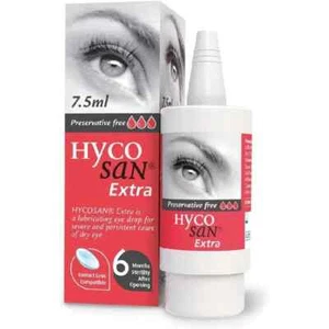 Hycosan Extra Preservative-Free Lubricating Eye Drops 7.5ml - Picture 1 of 8