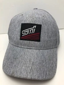 SUBARU STI Logo Gray Cap Legacy Forester Impreza Outback Sti Wrx Crosstrek HAT - Picture 1 of 7