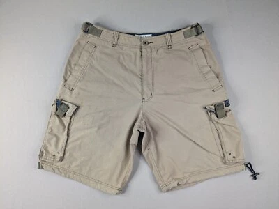 Abercrombie Fitch Shorts Adult Medium AF92 Paratrooper Cargo Cotton Nylon Tan* - Image 1 of 4