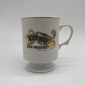 Vintage Mardi Gras World New Orleans Ceramic Coffee Cup Mug 1983 - Picture 1 of 6