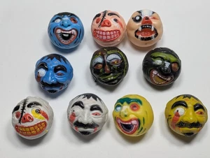 Madballs KO Vintage Monster Head Balls Años 80 Venta Gumball Lote de 10 NUEVOS NOS - Imagen 1 de 19