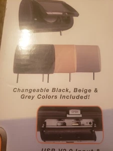 Soundstream VHD-90CC 9 inch LCD & DVD player universal kit - Picture 1 of 5