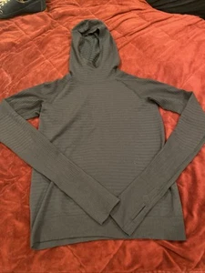 Lululemon Textured Double-Knit Cotton spandex tight weave sz small 4 black - Picture 1 of 4