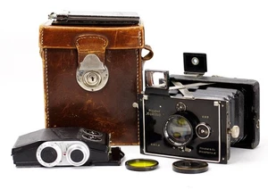 Plaubel Makina I 6x9 soffietti con obiettivo Plaubel Anticomar 2,9/10 cm n.71127 SET - Foto 1 di 13