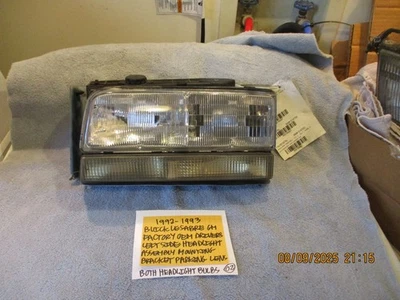 1992-1993 BUICK LESABRE GM FACTORY OEM DRIVERS HEADLIGHT ASSEMBLY FREE SHIPPING - Image 1 of 4