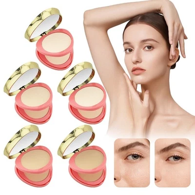 Double Layer Compact Powder Blendable Oil Foundation Powder Full Coverage,Women - Image 1 of 4