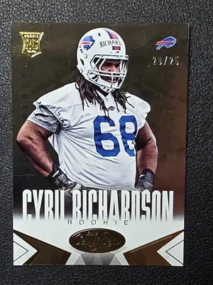 2014 Panini Certified - Cyril Richardson #114 Mirror Gold /25 (RC) Bills - Image 1 of 2